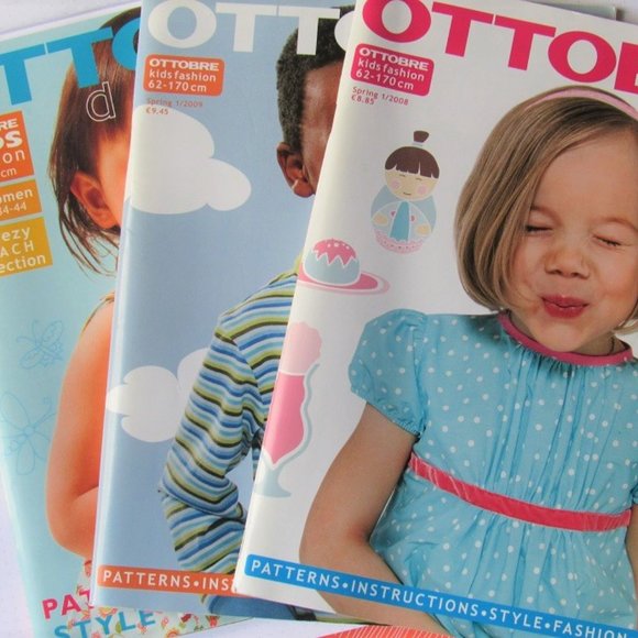 3 Ottobre Design Finland Sewing Pattern Magazines - Picture 1 of 4